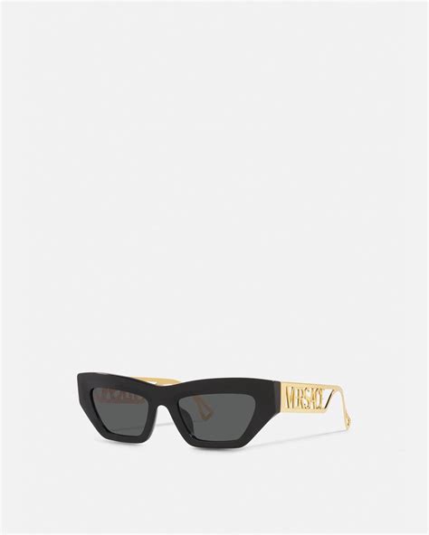 versace logo cat eye sunglasses|women's versace cat eye glasses.